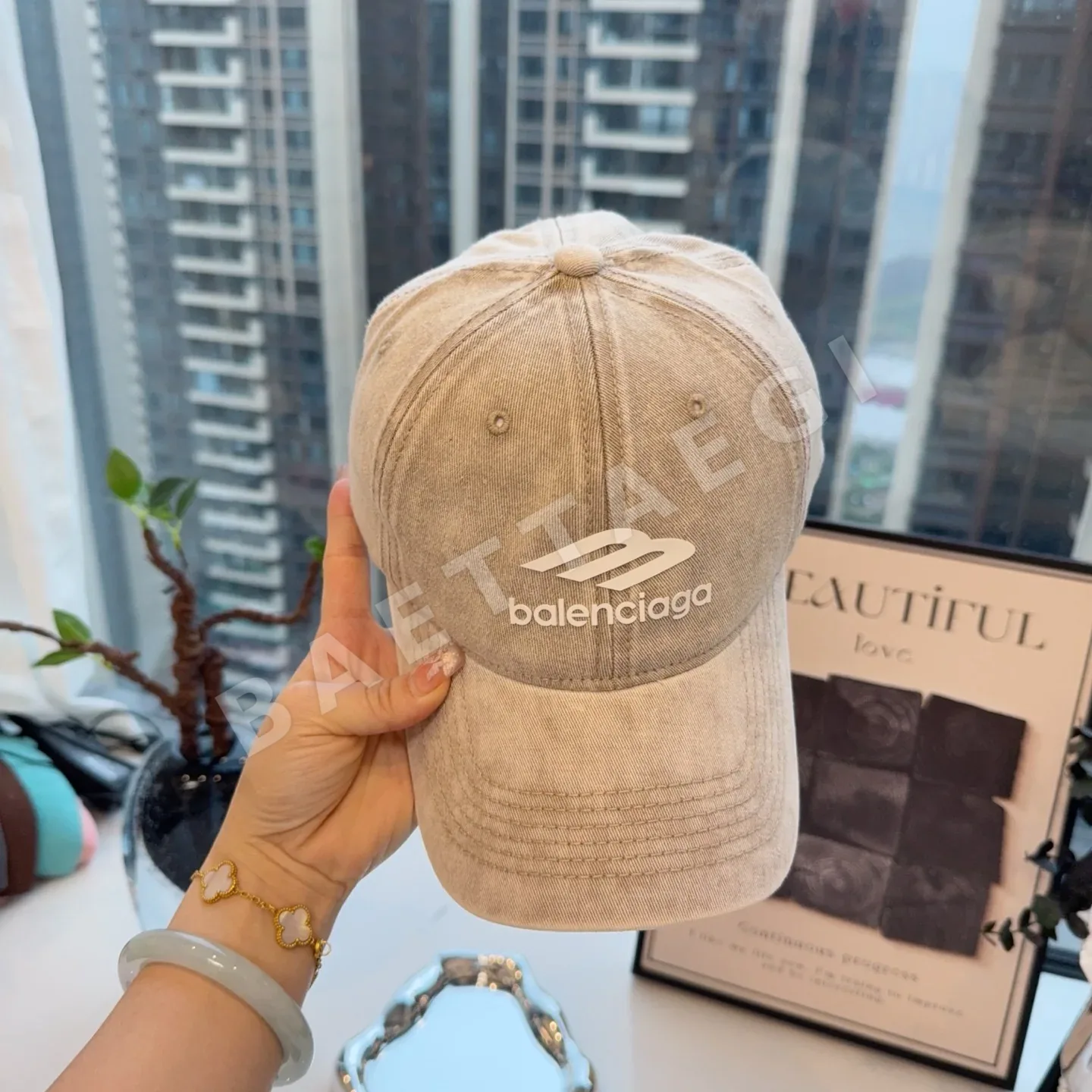 발렌시아가 모자 81690 Balenciaga Cap 상세 이미지 4