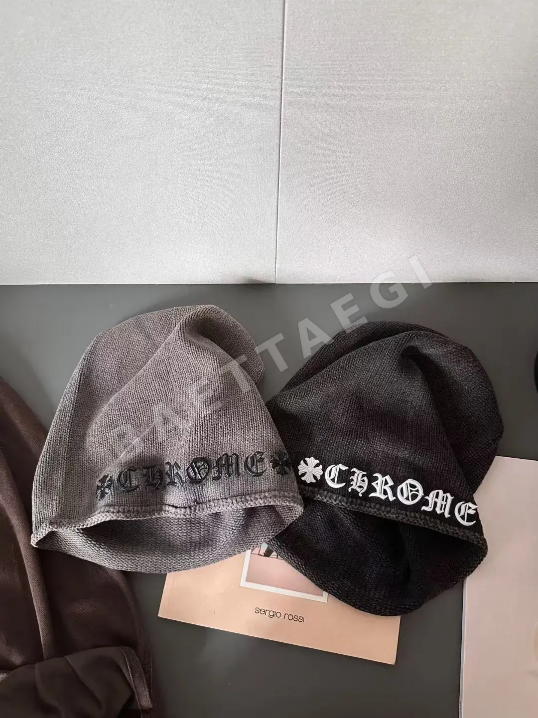 크롬하츠 글자 비니 모자 상세 이미지 4