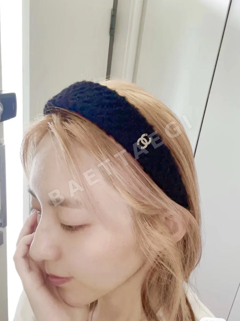 샤넬 와이드 헤드밴드 헤어악세 상세 이미지 2