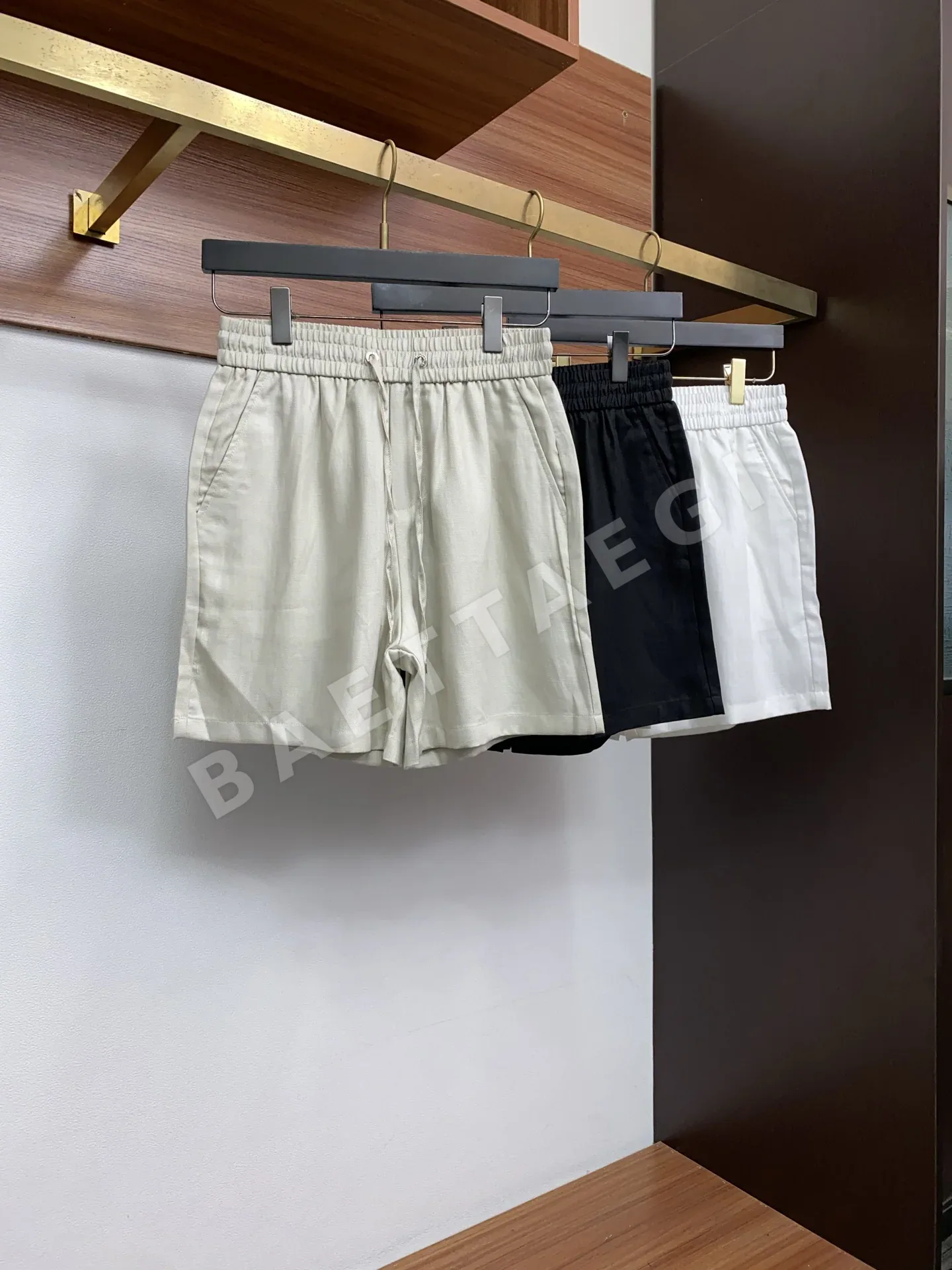 제냐 린넨 코튼 남성 반바지 상세 이미지 8