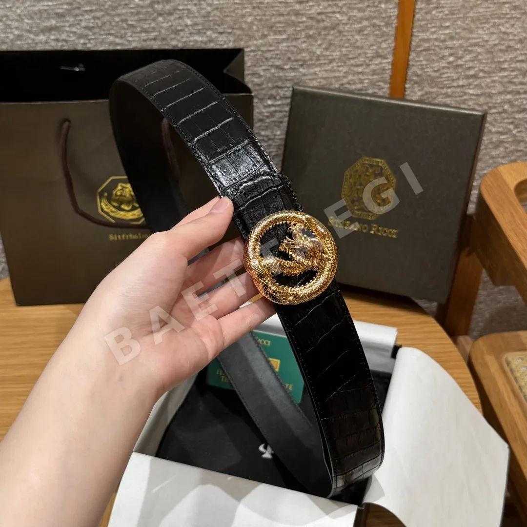 스테파노리치 양면 소가죽 남성 벨트 상세 이미지 4