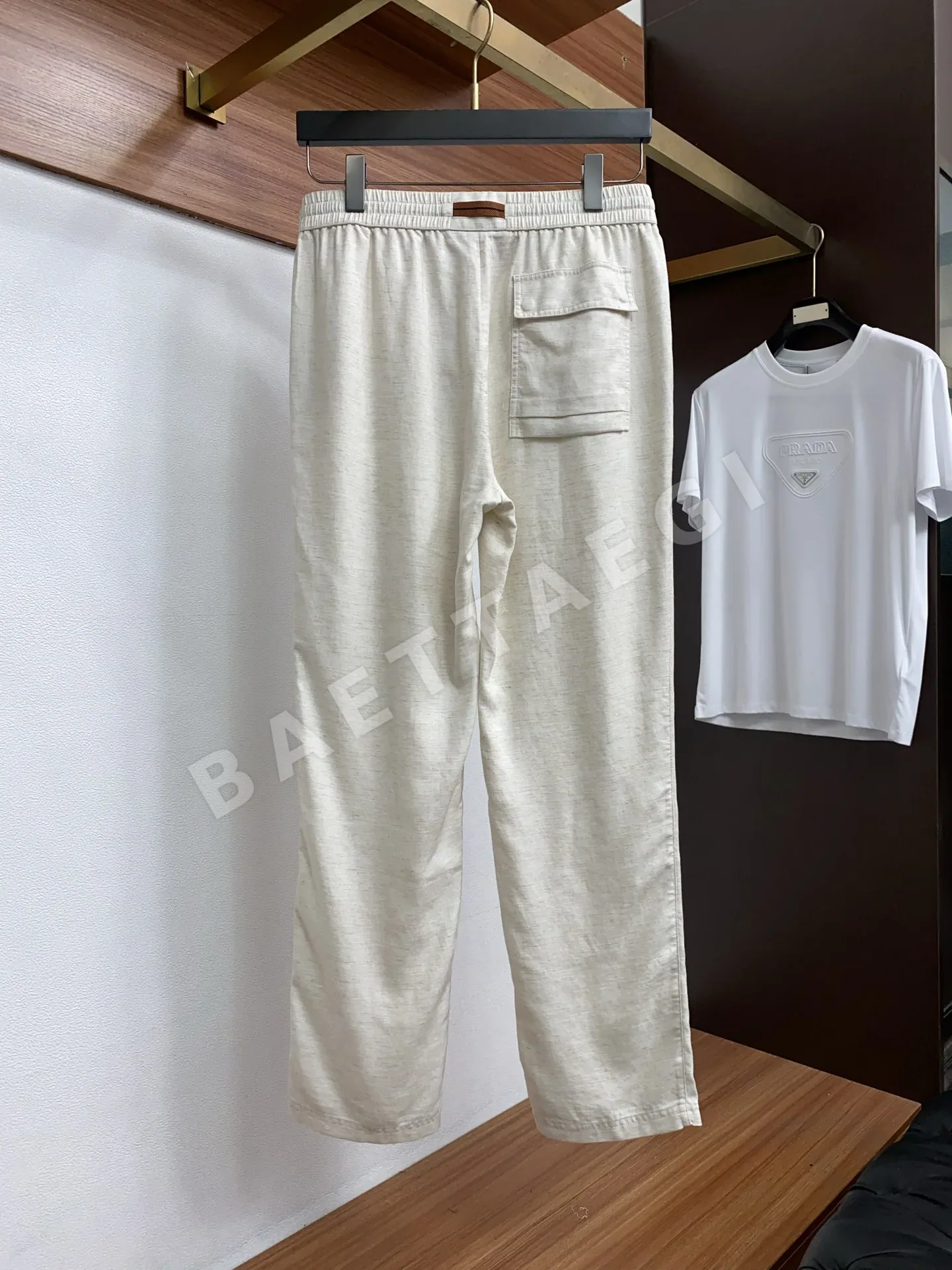 제냐 남성 린넨 바지 상세 이미지 8