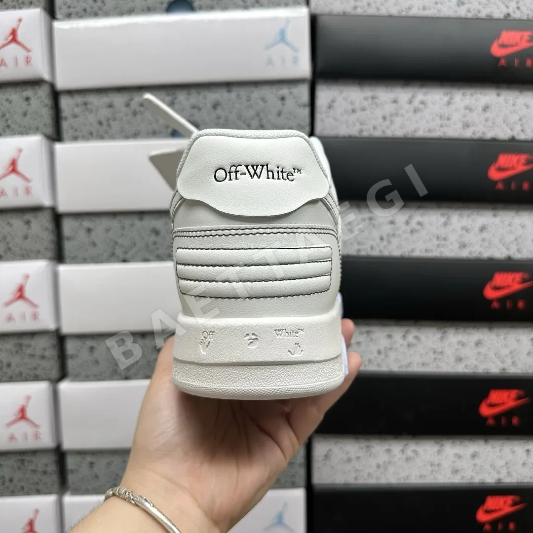 오프화이트 아웃 오브 오피스 OOO 로우 탑스 화이트 블루 202484 Off White Out Of Office OOO Low Tops 상세 이미지 4