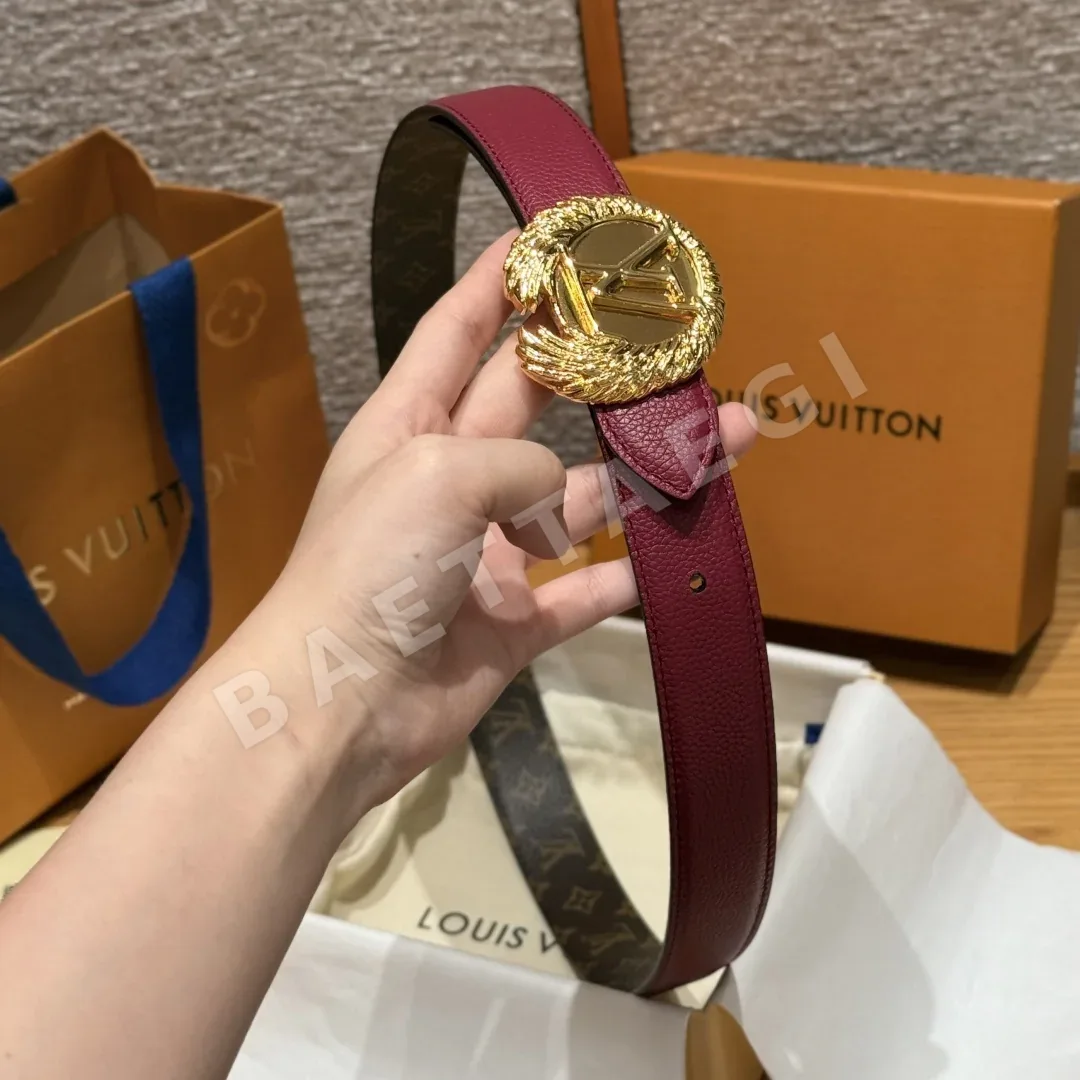 루이비통 플라워그램 라운드 리버시블 벨트 상세 이미지 4