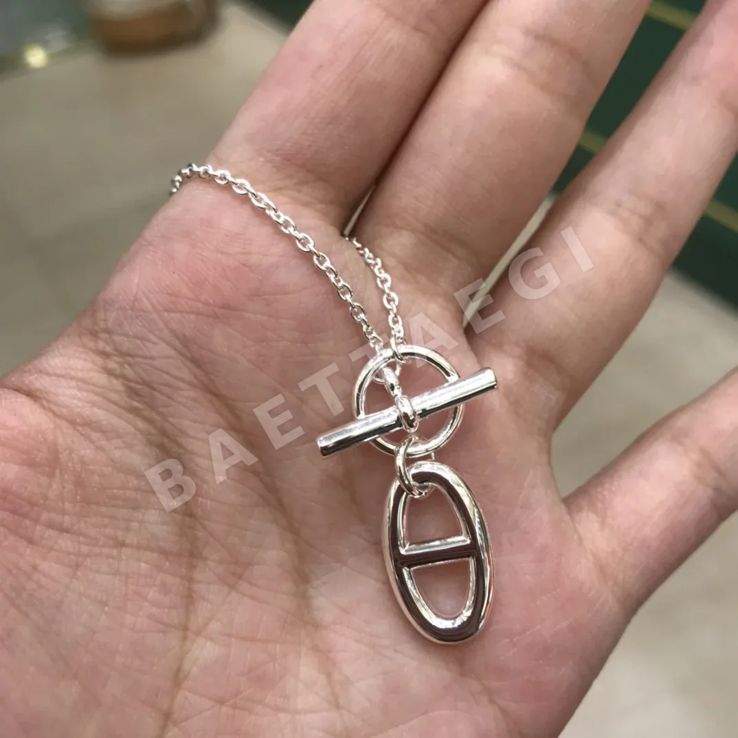 에르메스 돼지 코 OT 클라스프 목걸이 상세 이미지 5