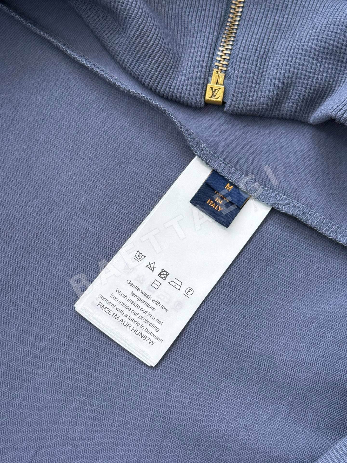 루이비통 자수 진주 드로스트링 후드 자켓 상세 이미지 9