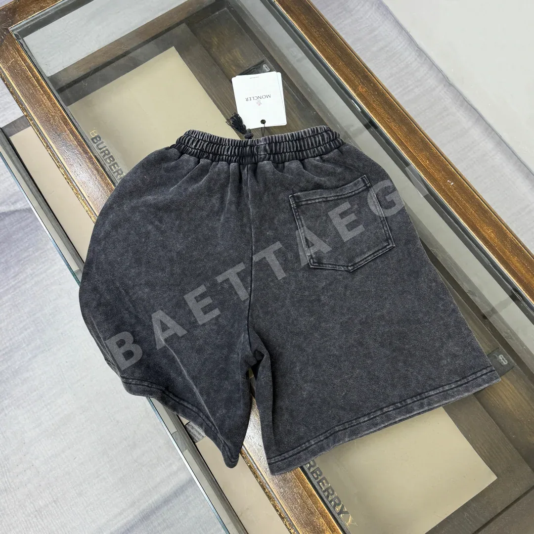 몽클레르 헤비 워시 가공 남성 반바지 상세 이미지 9