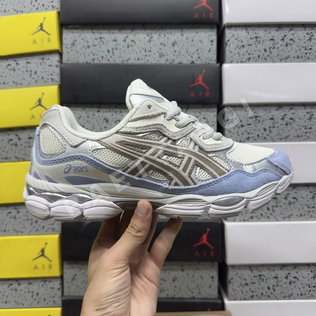 아식스 [M] 젤 NYC 1203A953-100 200505 Asics Gel-NYC Cream Cloud Grey Blue 상세 이미지 4