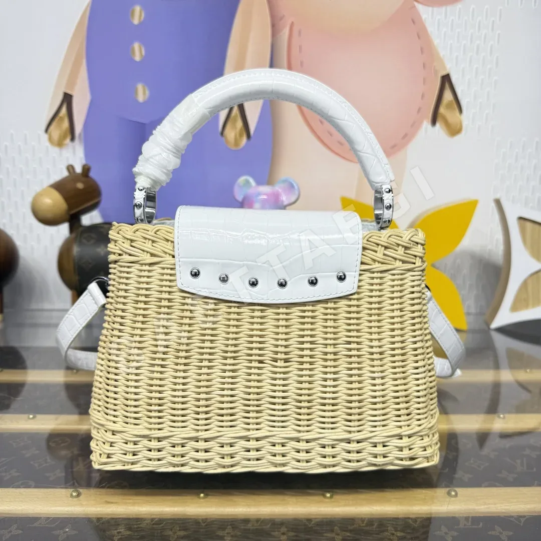 루이비통 카푸시느 BB 라탄 핸드백 M48865 상세 이미지 3