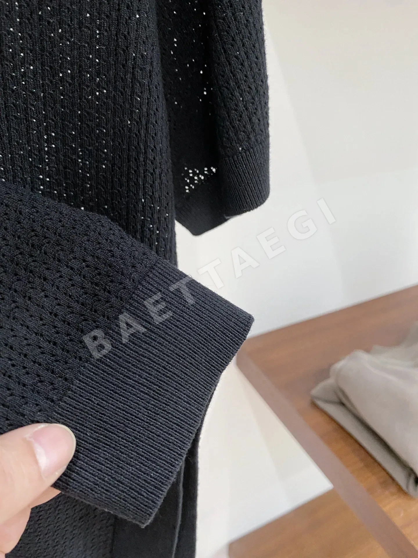 로로피아나 린넨 혼방 남성 반팔 티셔츠 상세 이미지 8
