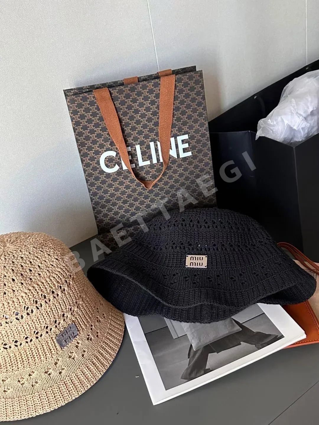 미우미우 모자 81062 Miu Miu Cap 상세 이미지 8