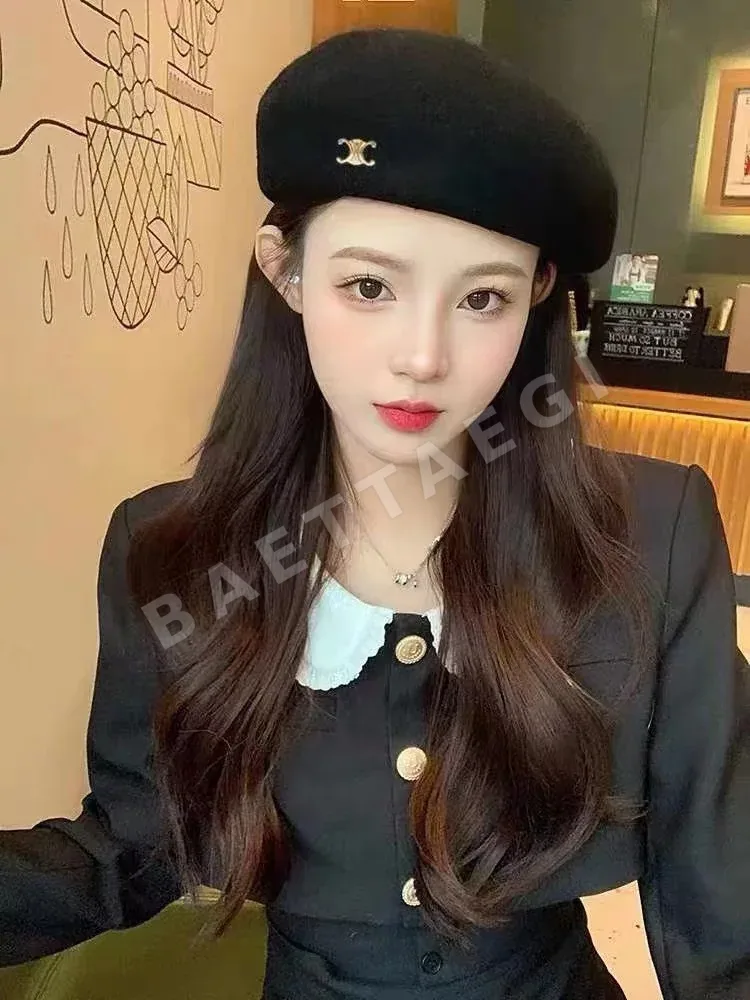 셀린느 울 베레모 모자 83376
