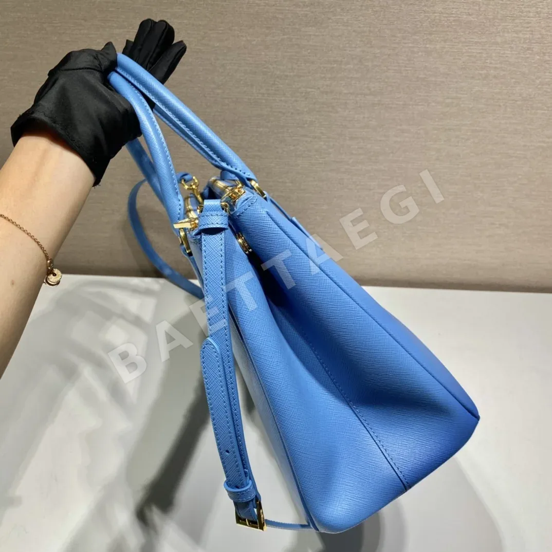 프라다 클라우드 그레이 크로스그레인 소가죽 가방 1BA274 상세 이미지 5