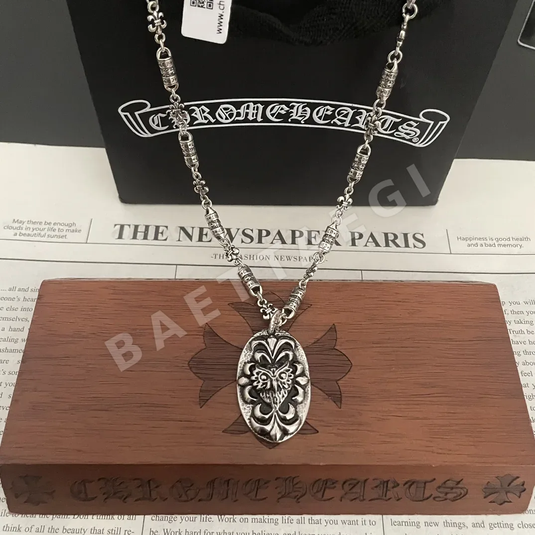 크롬하츠 클래식 뱀부 목걸이 126959