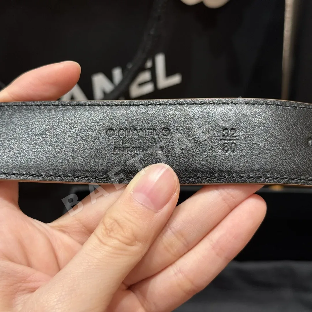 샤넬 램스킨 더블 C 로고 벨트 상세 이미지 7
