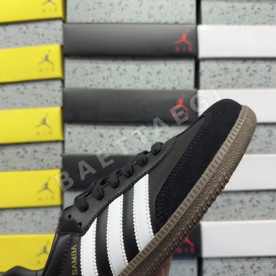 아디다스 [GOD] 삼바 OG B75807 200652 Adidas Samba OG Black White Gum 상세 이미지 3