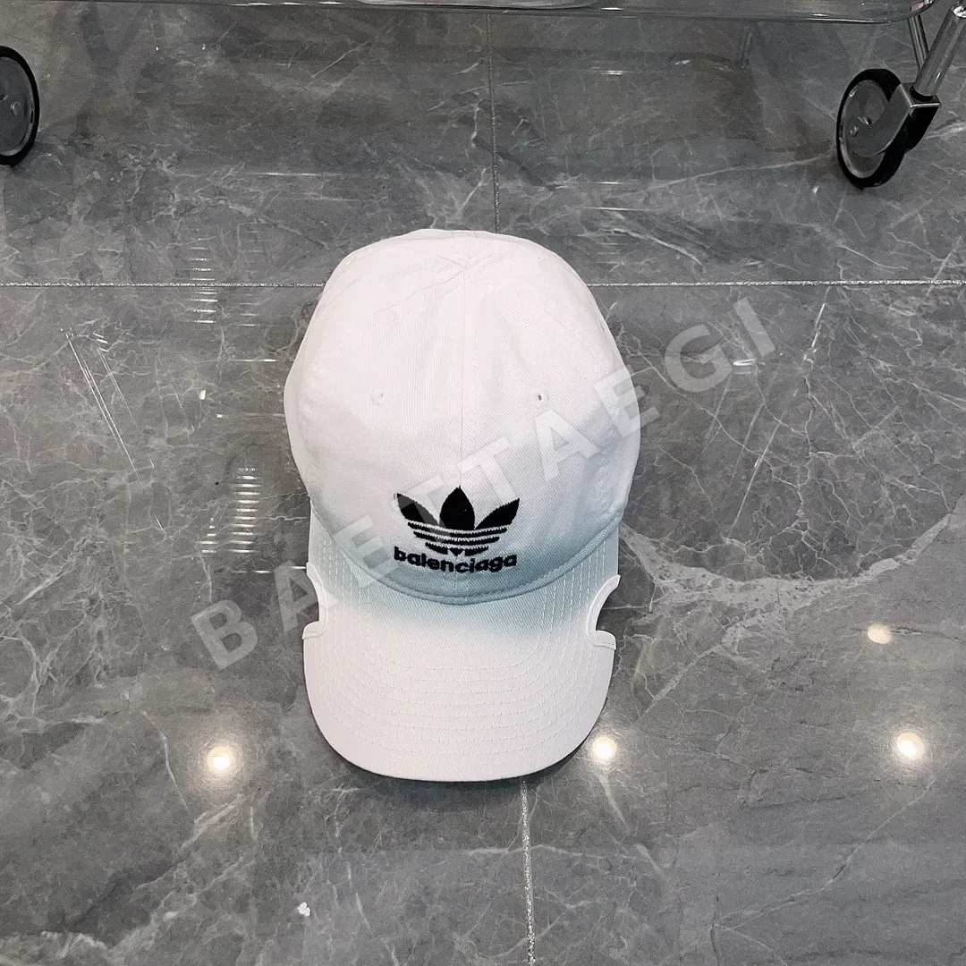 발렌시아가 코튼 자수 베이스볼 모자 77998