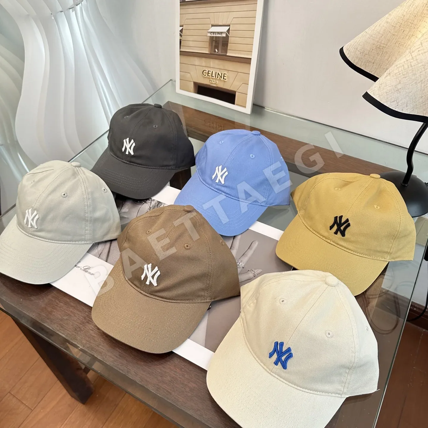 MLB 3D LA 자수 베이스볼 캡 120271