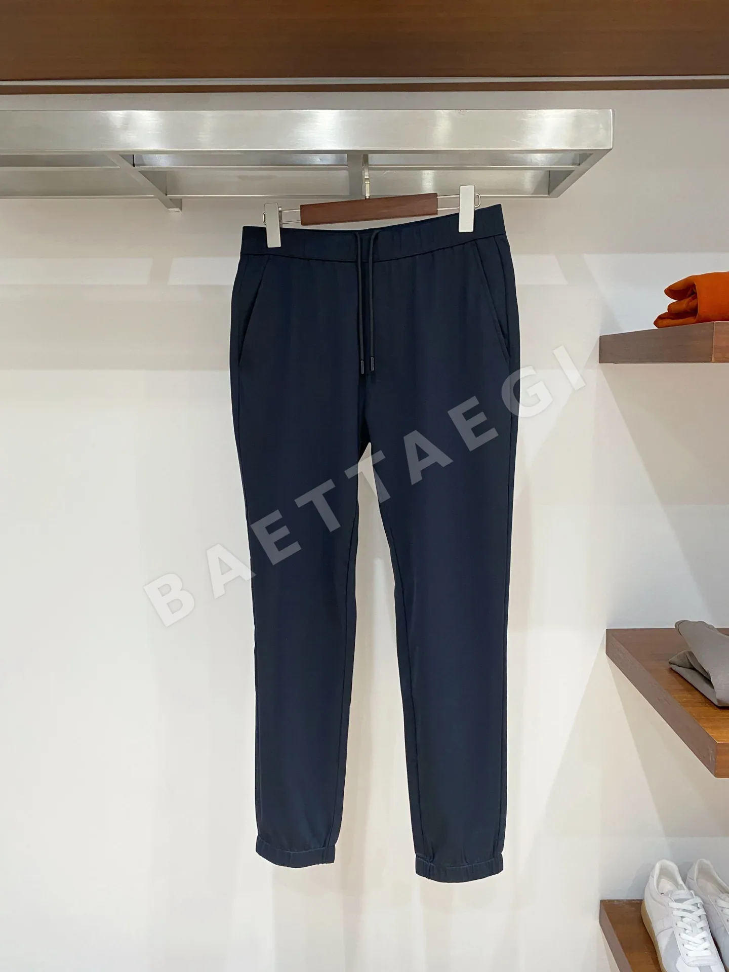 프라다 린넨 혼방 남성 바지 88472