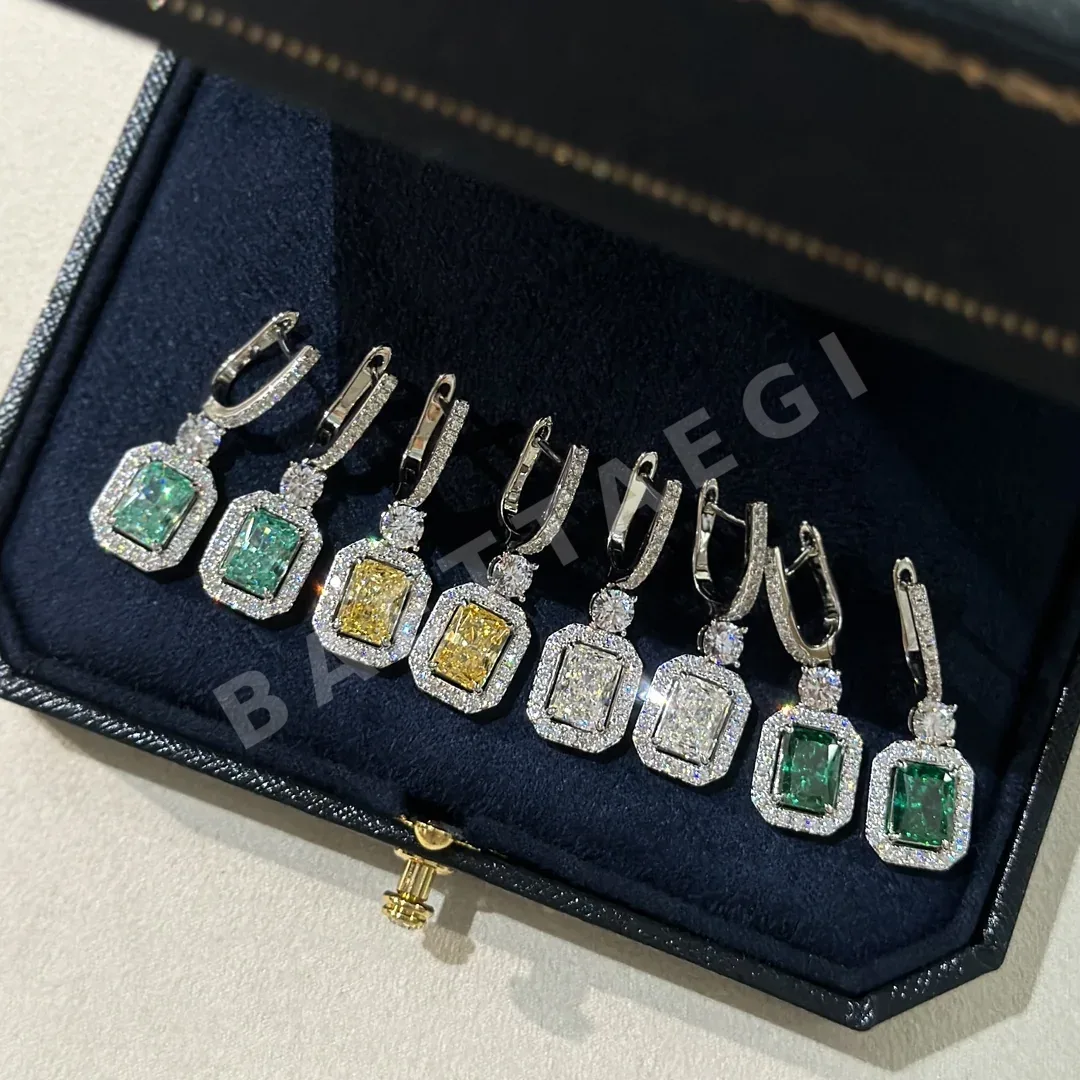 해리윈스턴 모조 다이아몬드 4 색상 스털링실버 귀걸이 71849