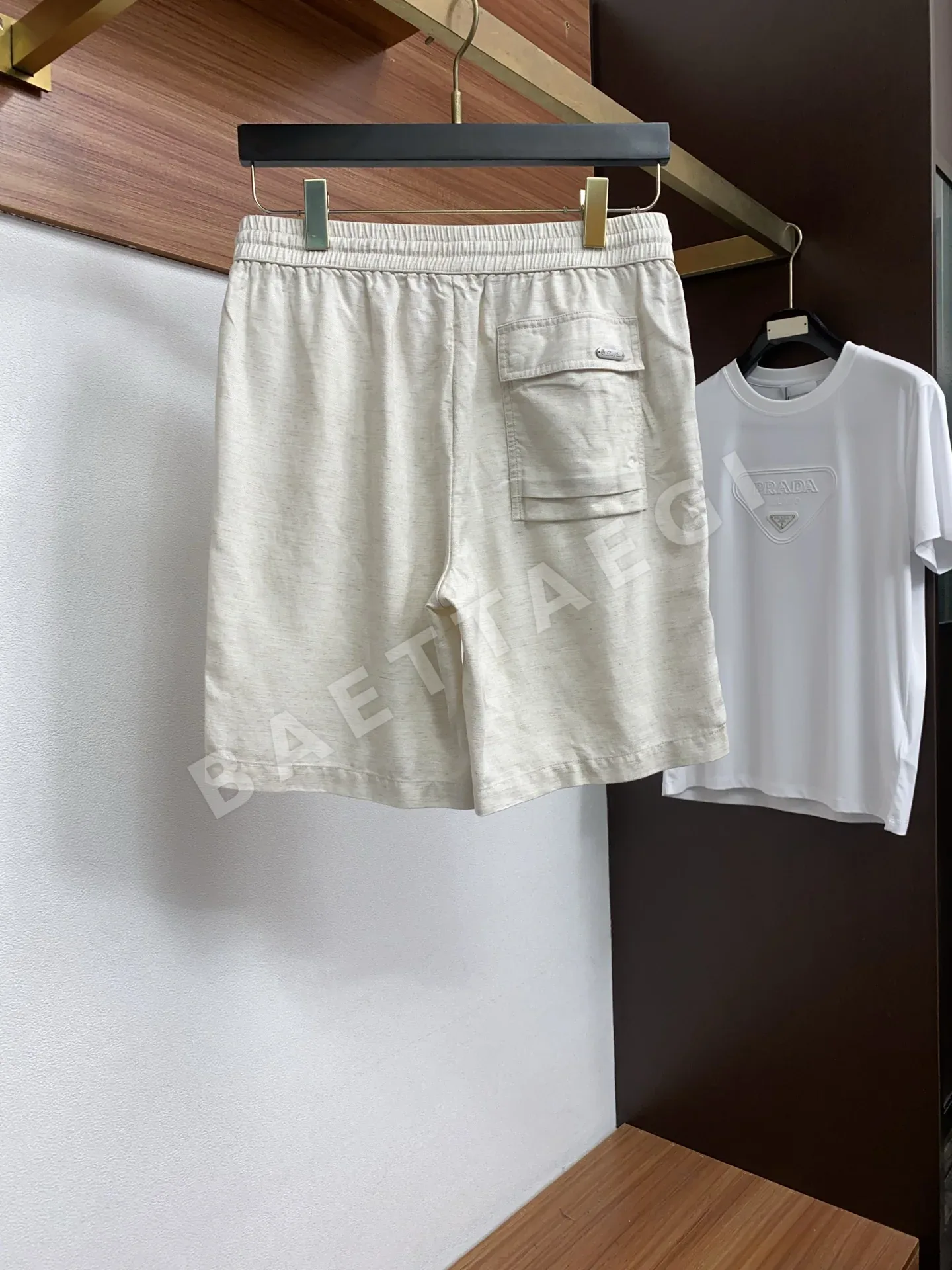 로로피아나 린넨 남성 반바지 상세 이미지 9
