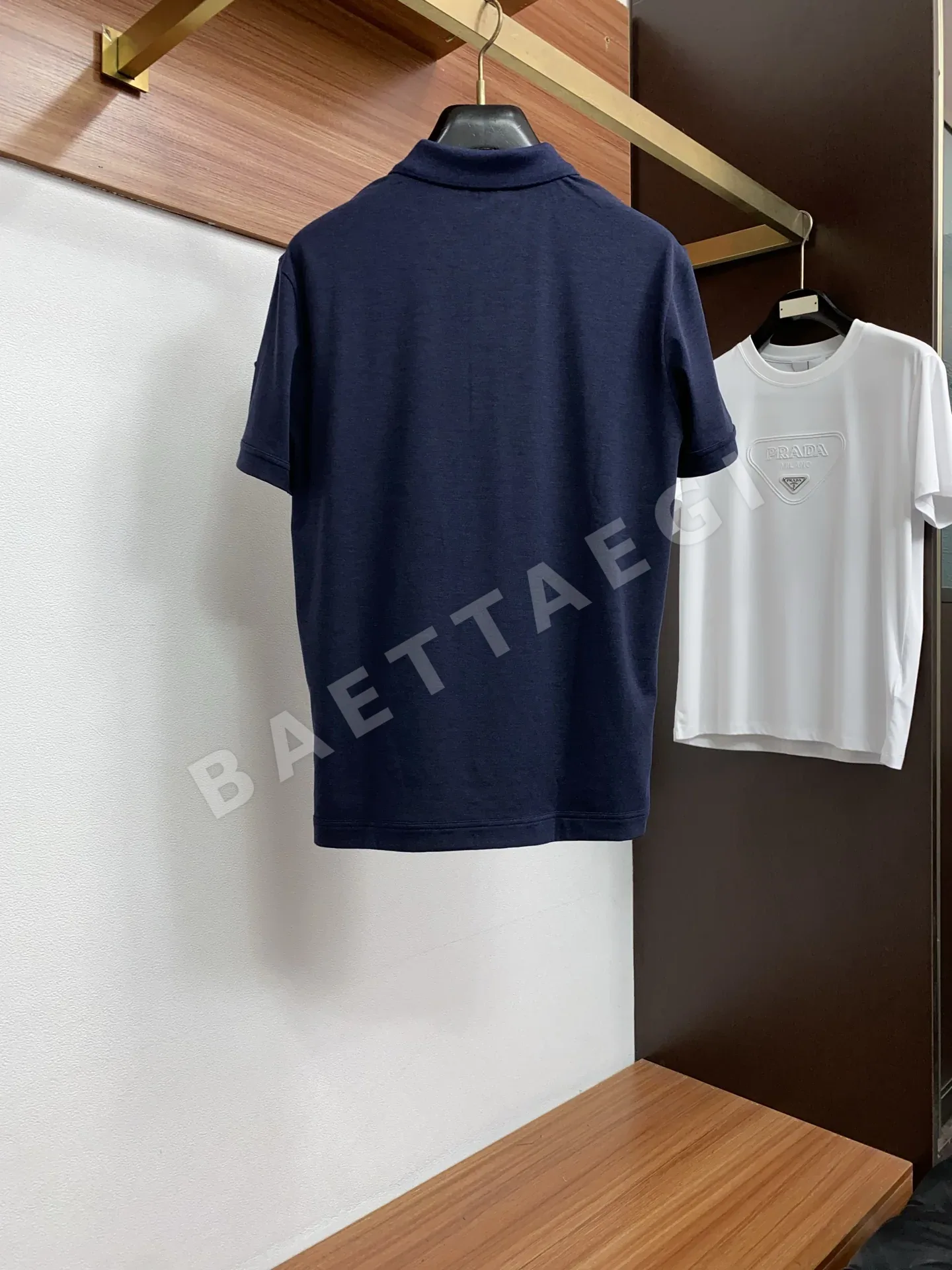 몽클레르 남성 텐셀 코튼 폴로 반팔셔츠 상세 이미지 11