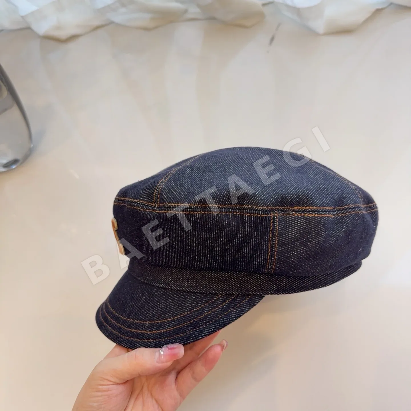 셀린느 생 데님 베레모 모자 상세 이미지 6