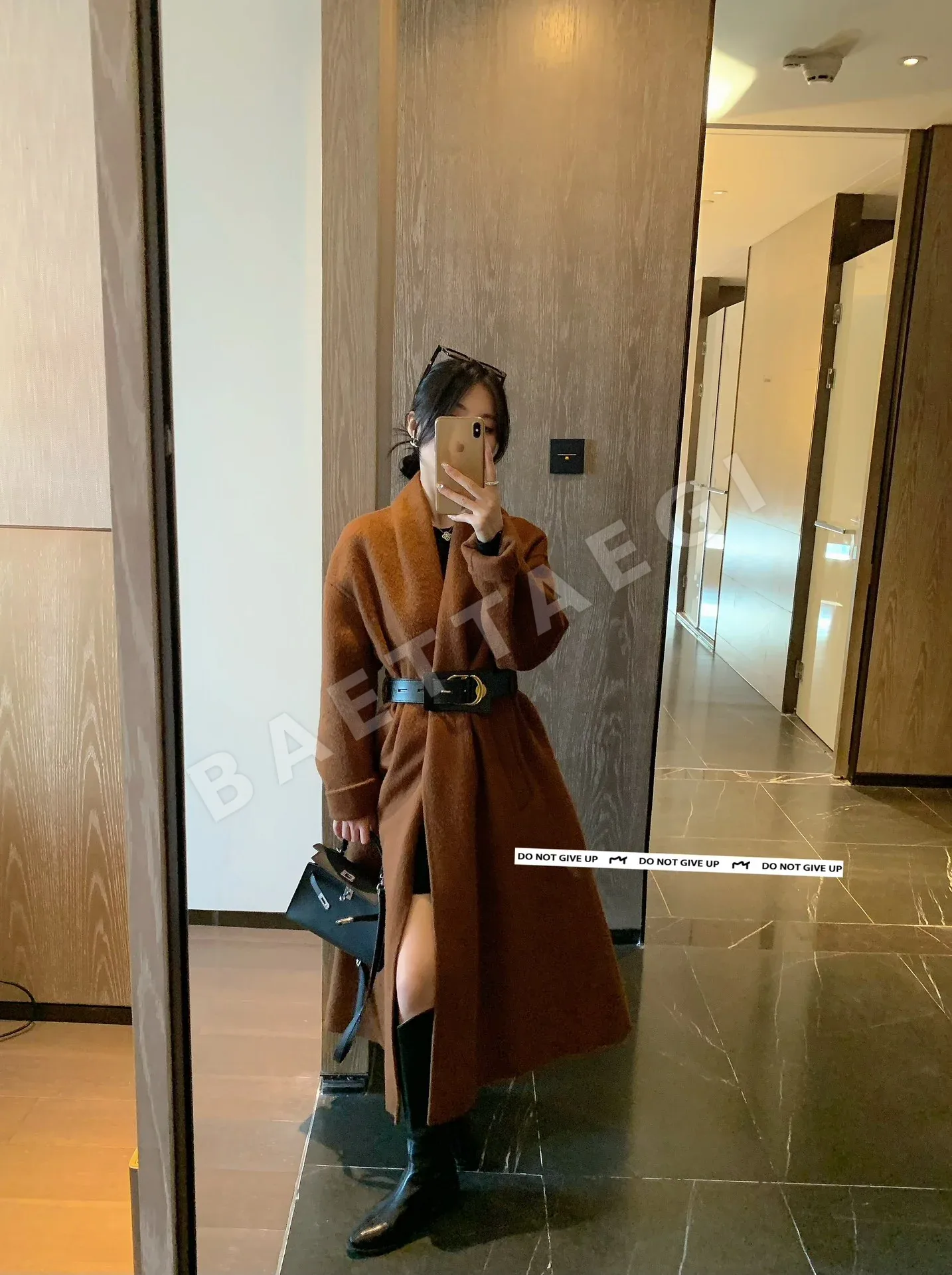 디올 알파카 울 벨티드 여성 자켓 154117