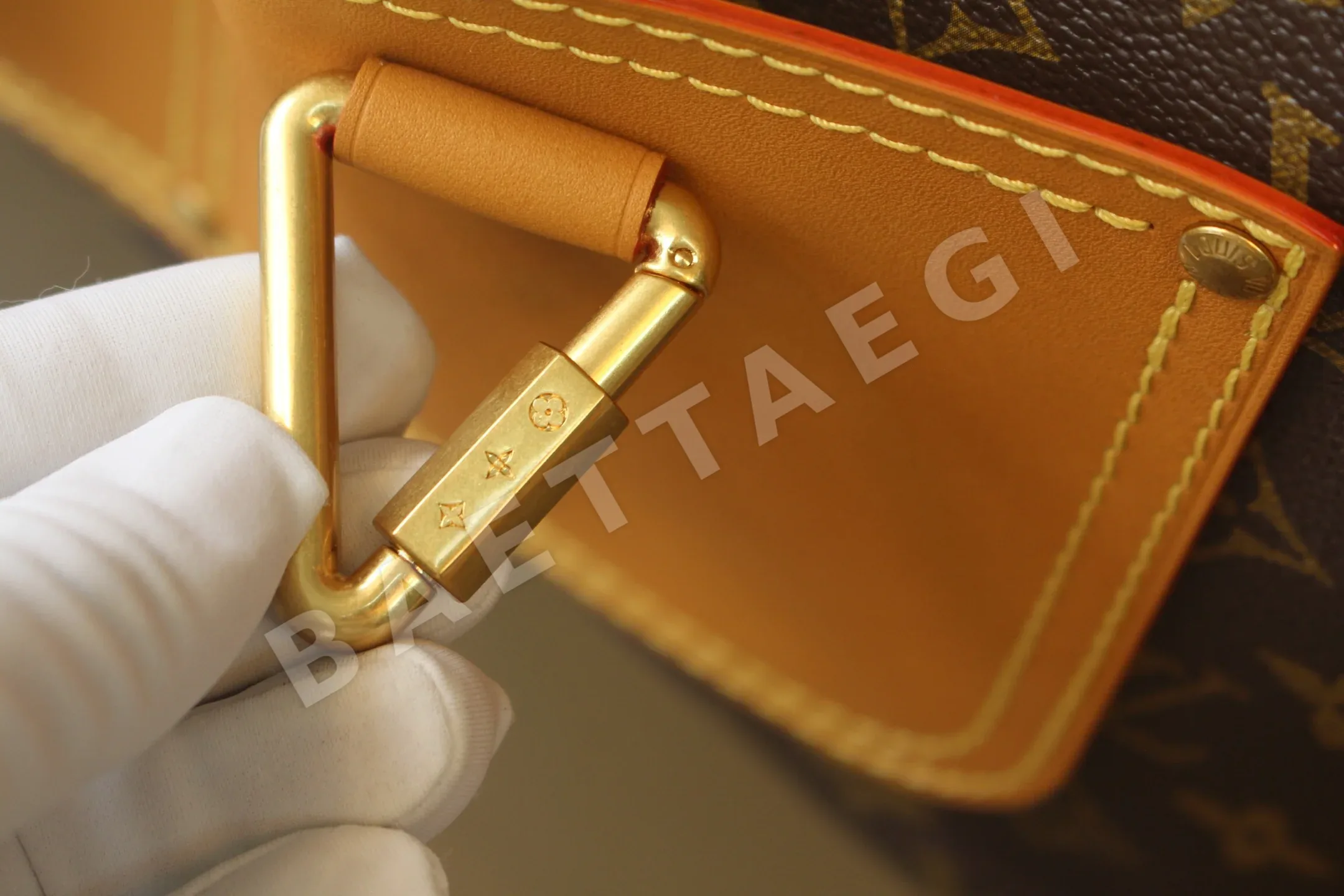 루이비통 스티머 30 모노그램 캔버스 핸드백 M25989 상세 이미지 5