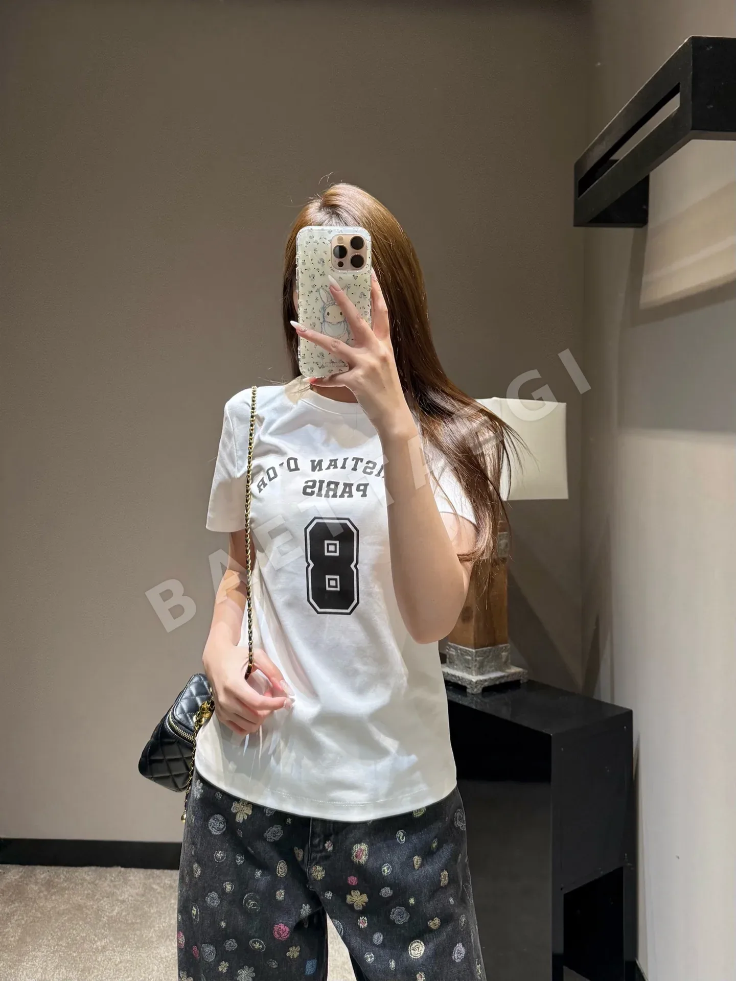 디올 여성 라운드넥 반팔 티셔츠 상세 이미지 7