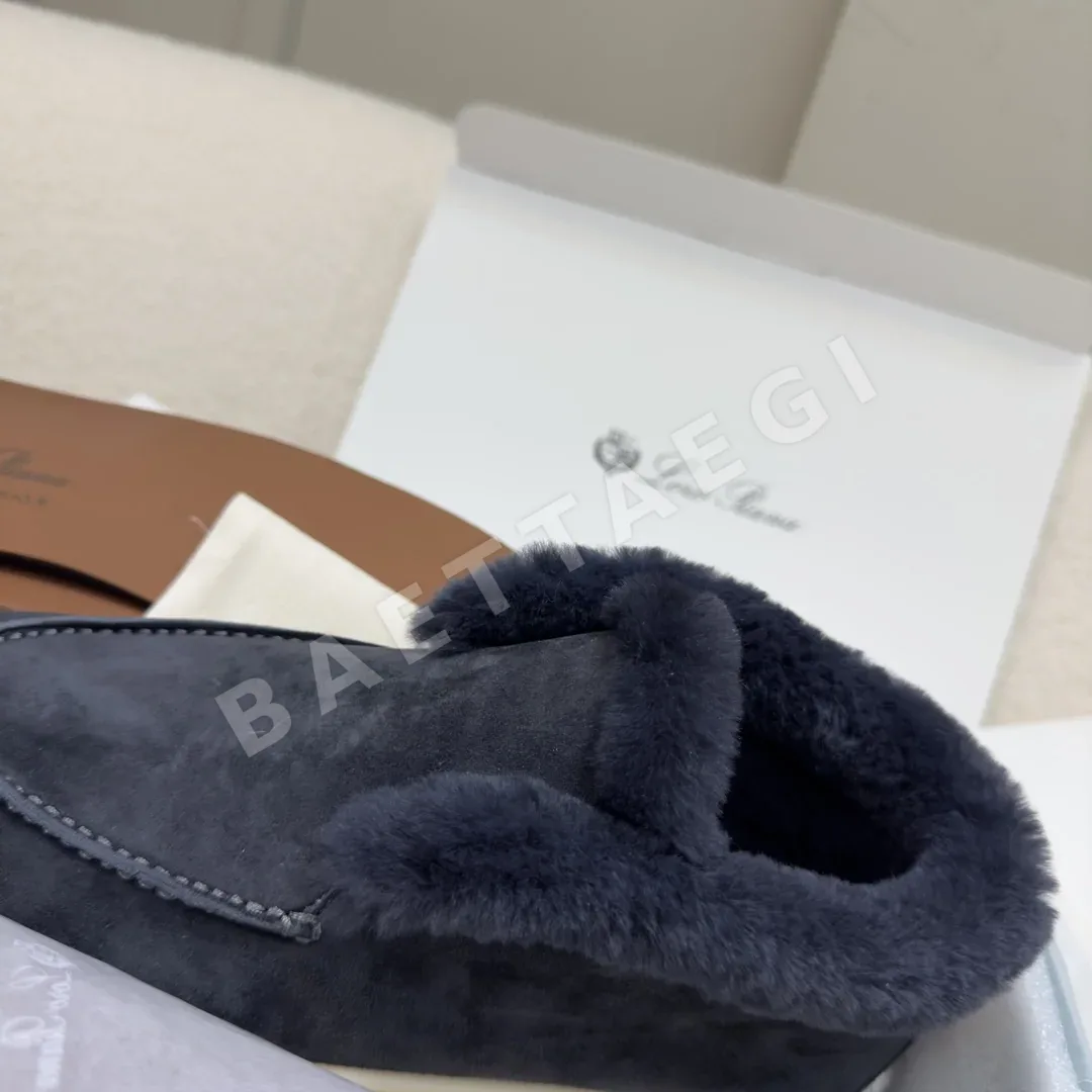 로로피아나 서머워크 코요테 퍼 하이컷 신발 상세 이미지 9