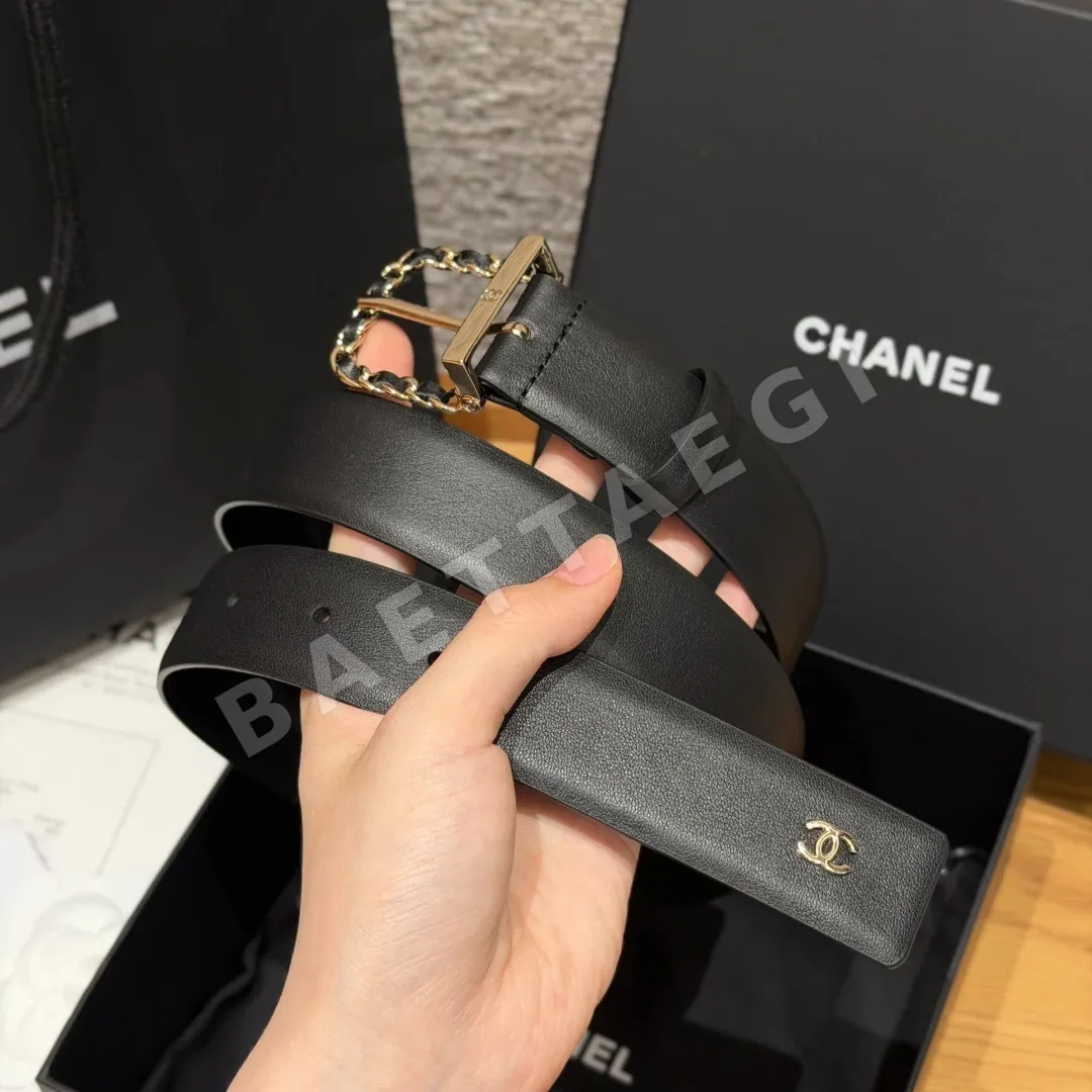 샤넬 카프스킨 메탈 벨트 상세 이미지 2