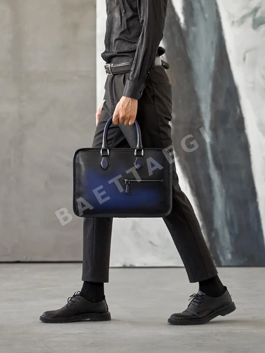벨루티(Berluti)의 베네치아 가죽 브리프케이스 상세 이미지 4
