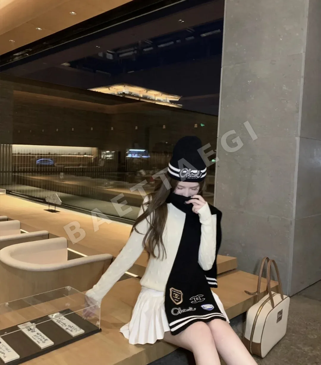 샤넬 비니 모자 상세 이미지 2