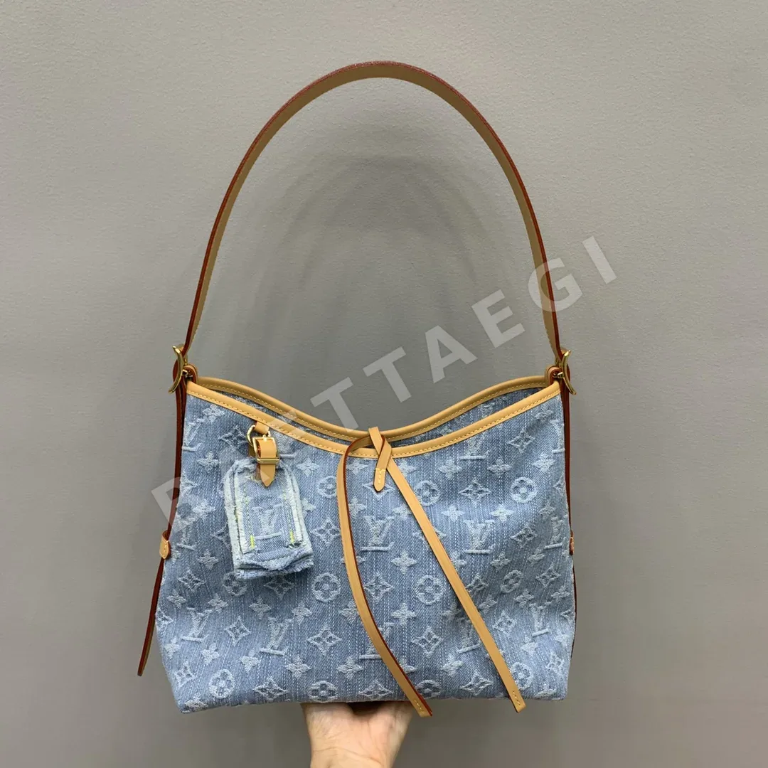 루이비통 데님 캐리올 가방 M11462
