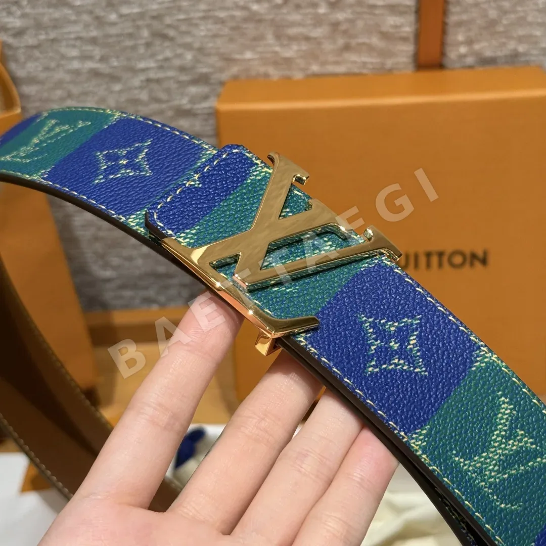 루이비통 칼리지 모노그램 리버시블 벨트 상세 이미지 5