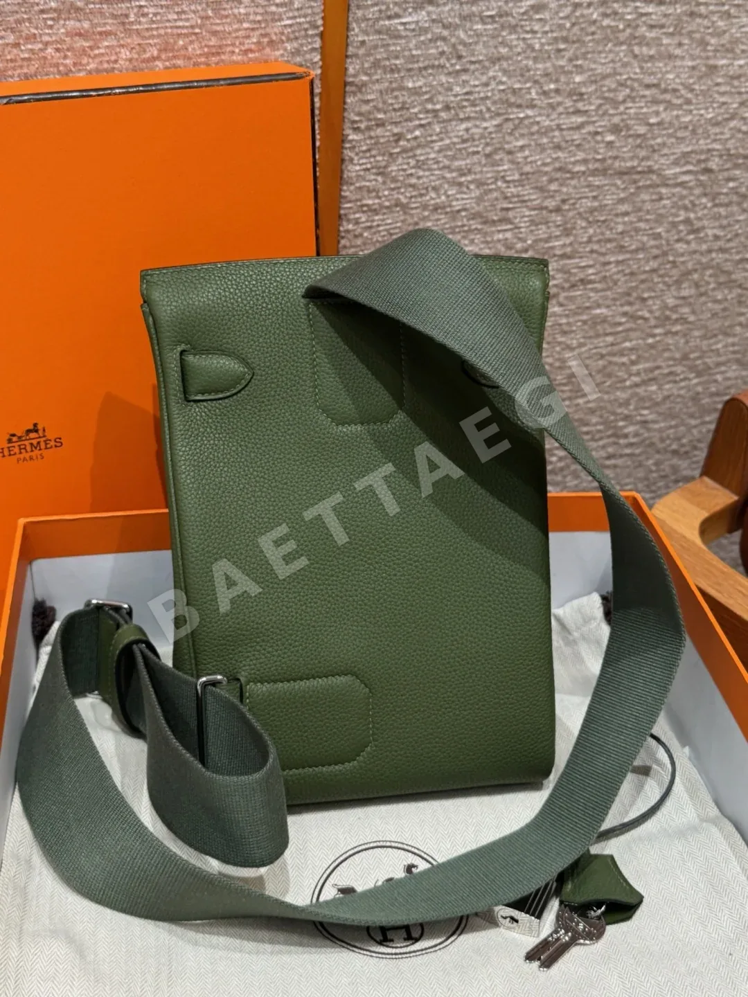 에르메스 핵 아 도 토고 레더 백팩 상세 이미지 2