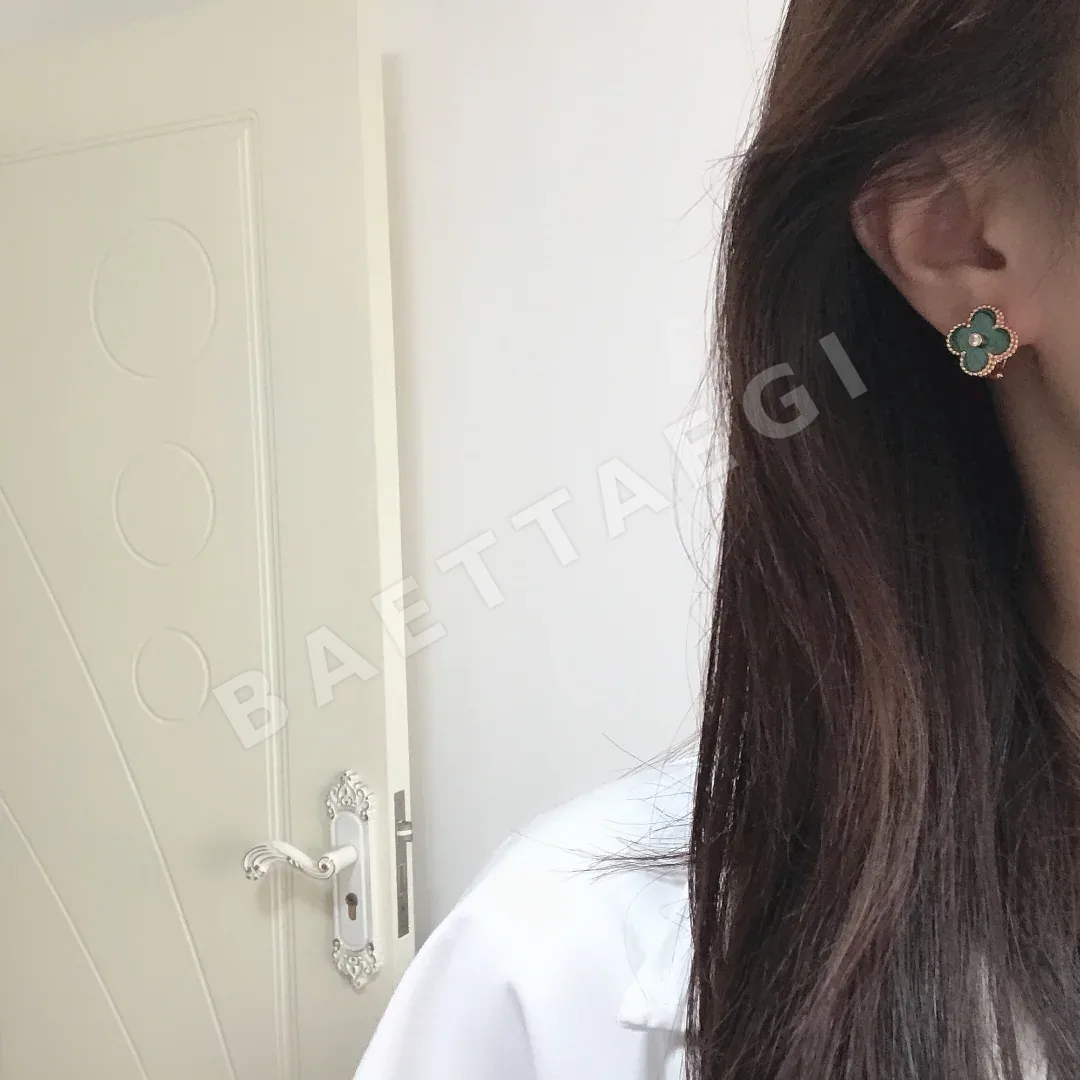 반클리프앤아펠 말라카이트 네잎클로버 귀걸이 상세 이미지 2
