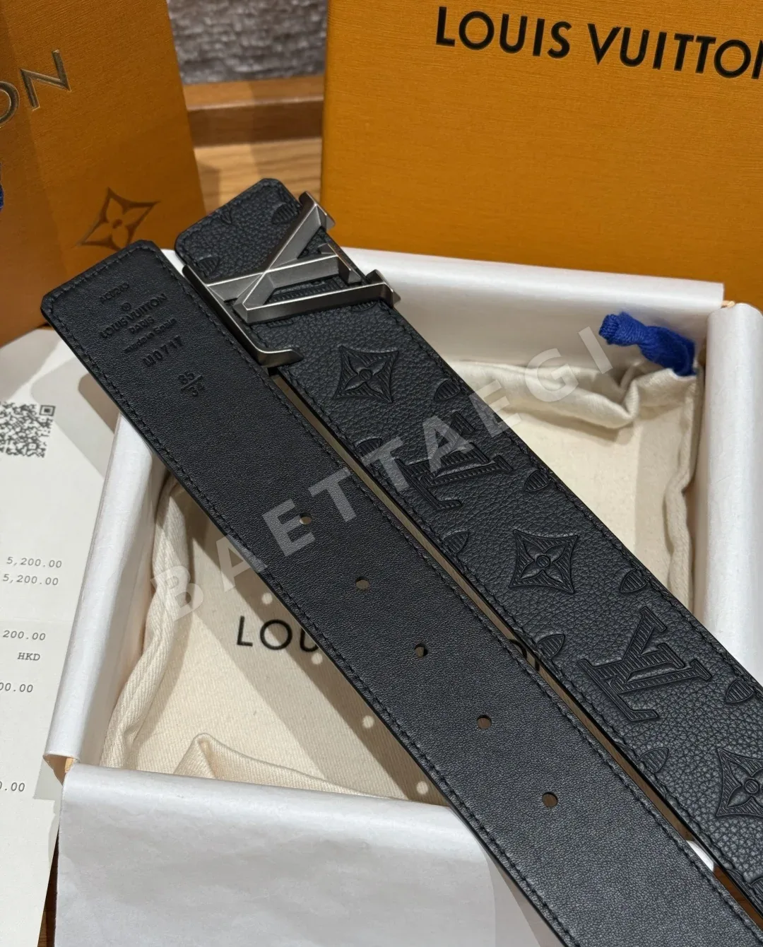 루이비통 피라미드 40mm 리버서블 벨트 상세 이미지 4