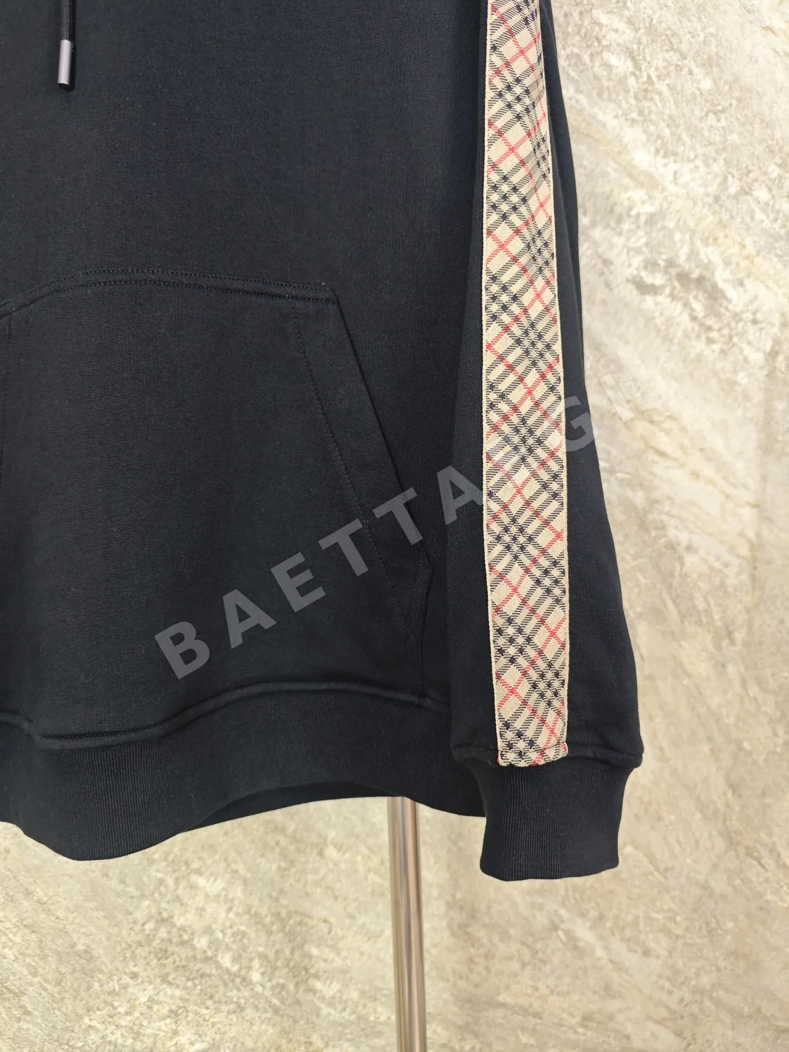 버버리 리본 트림 남성 후드 스웨트셔츠 상세 이미지 7