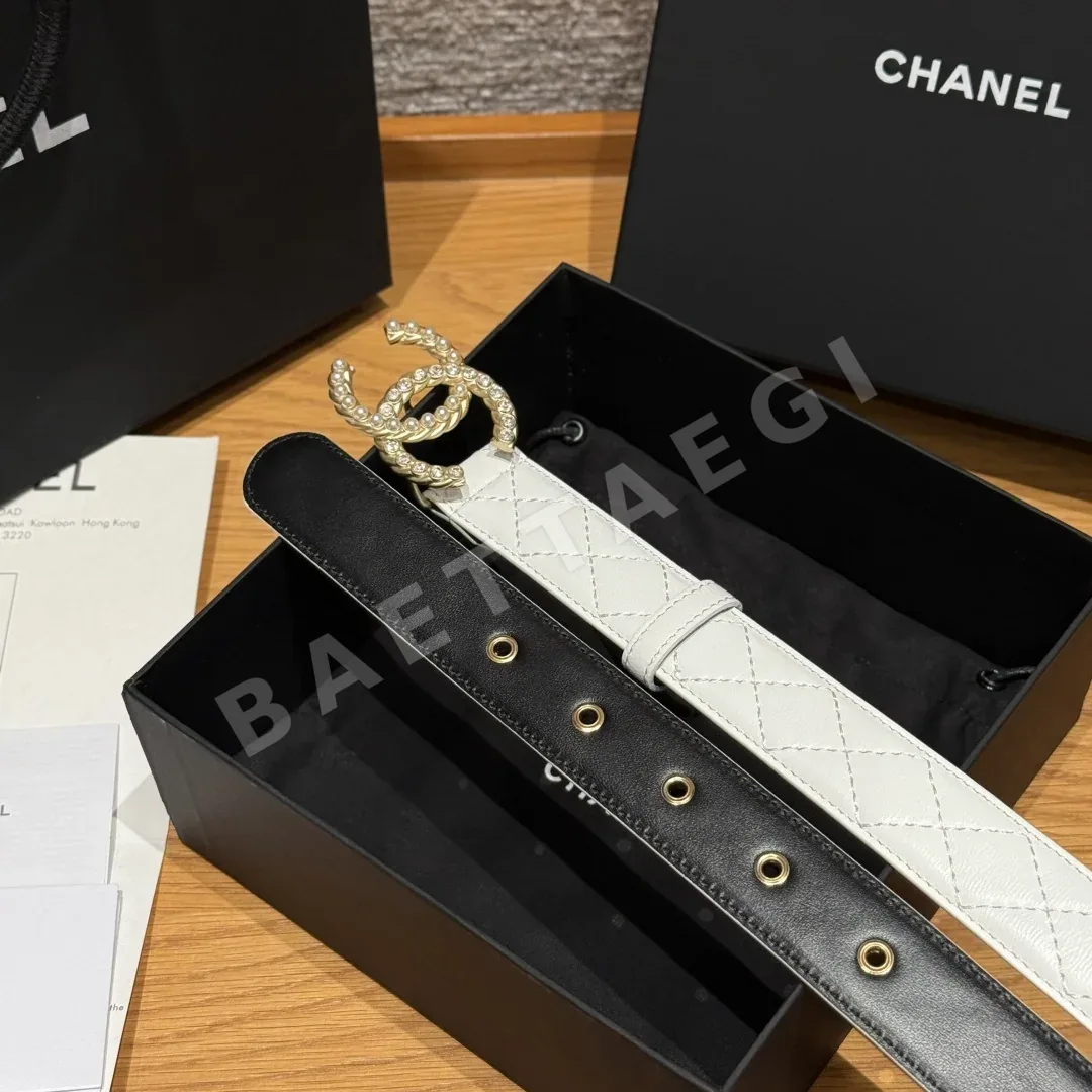샤넬 램스킨 더블 C 메탈 벨트 상세 이미지 6