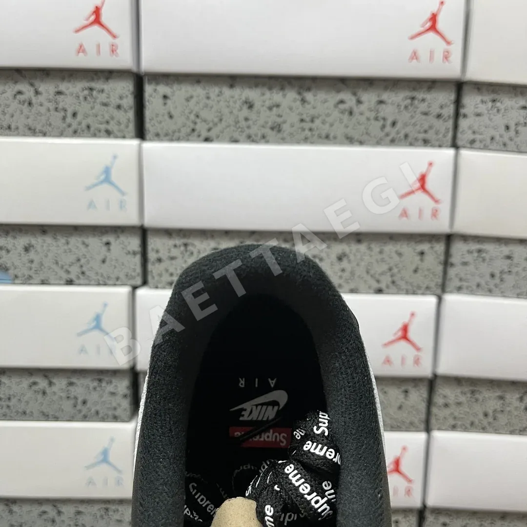 나이키 [MAX] 에어 포스 1 로우 CU9225-002 201088 Nike Air Force 1 Low Supreme Black White 상세 이미지 5