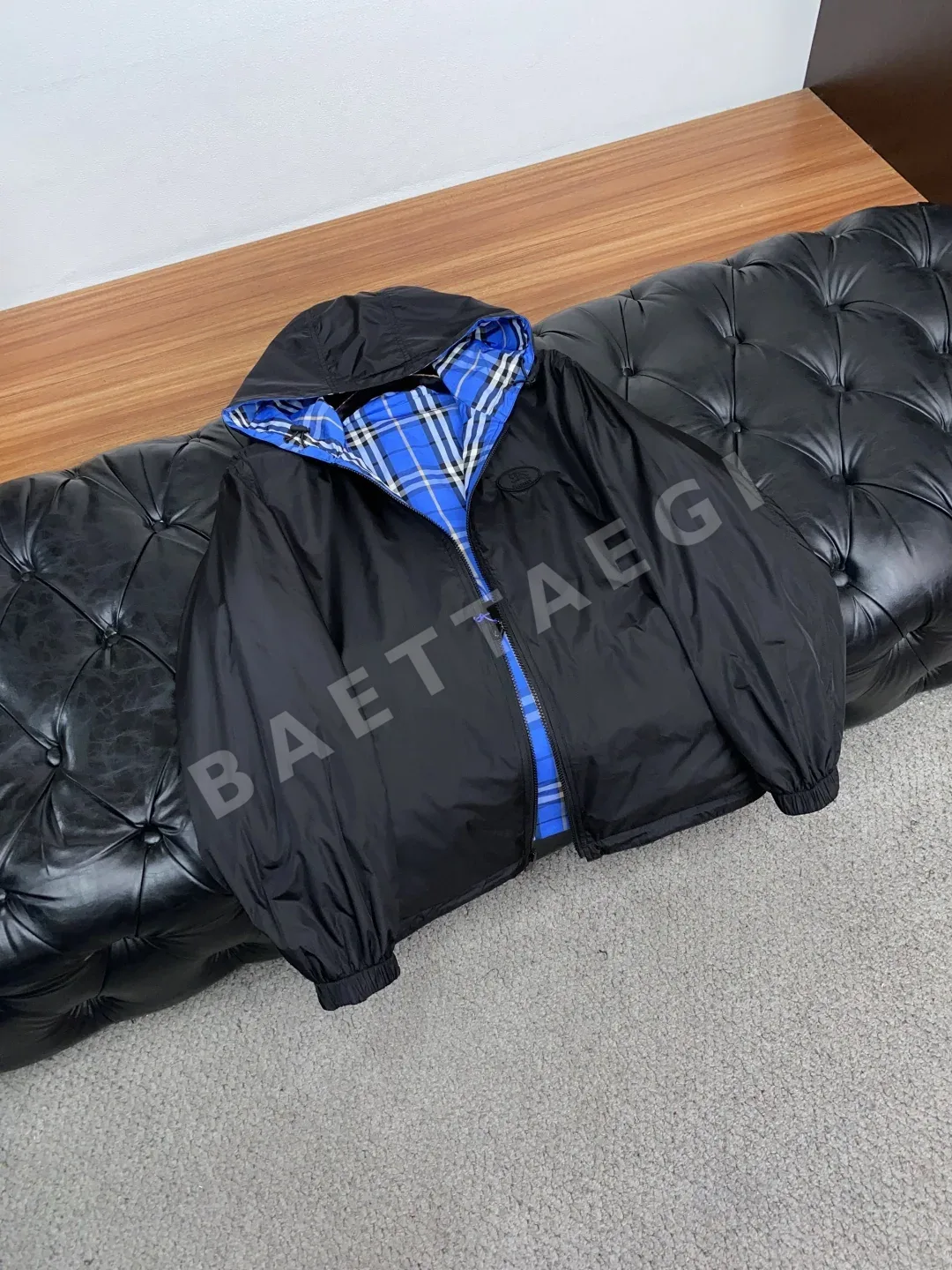 버버리 리버시블 남성 자켓 상세 이미지 6