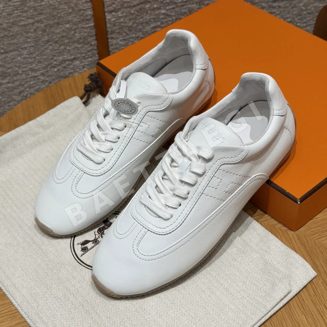 에르메스 마스터 스니커즈  화이트 카프스킨 164270