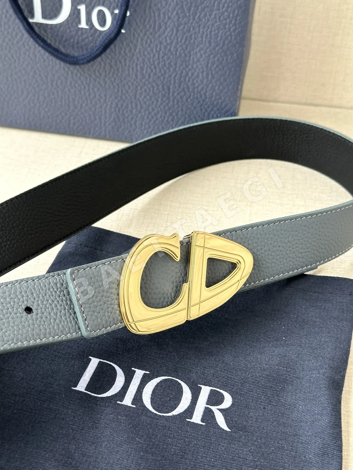 디올 CD 30 로고 스테인리스 스틸 벨트 상세 이미지 2