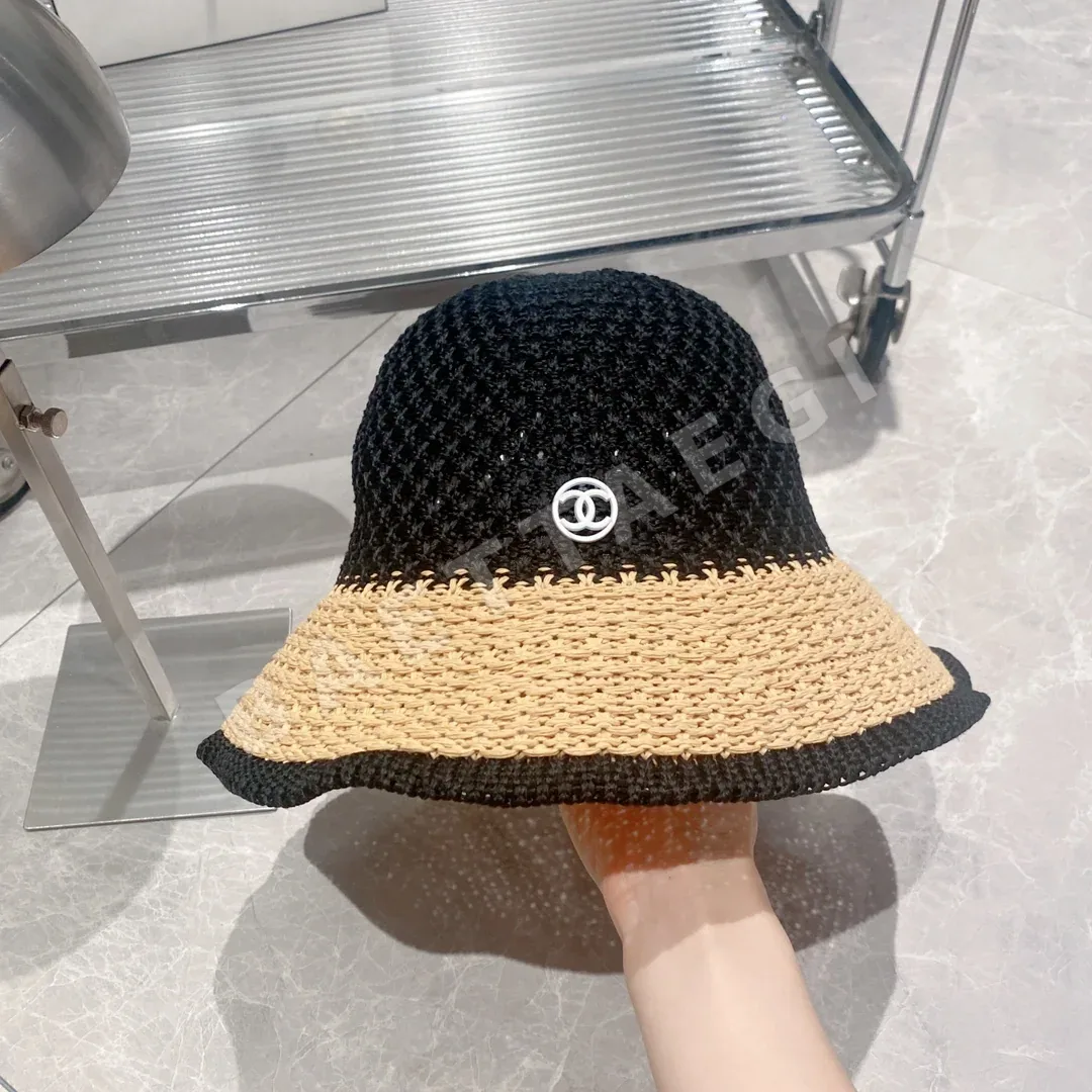 샤넬 스트로 버킷 햇 모자 상세 이미지 6