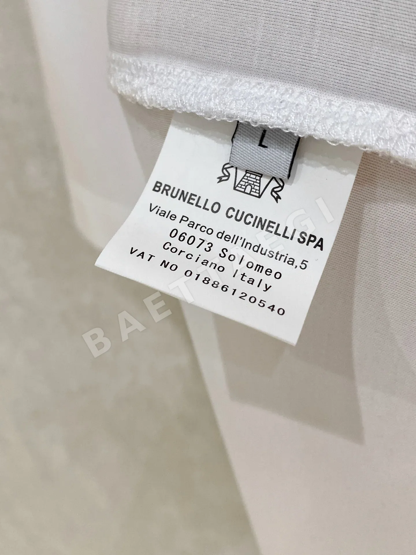 브루넬로쿠치넬리 크루넥 반팔 티셔츠 상세 이미지 8