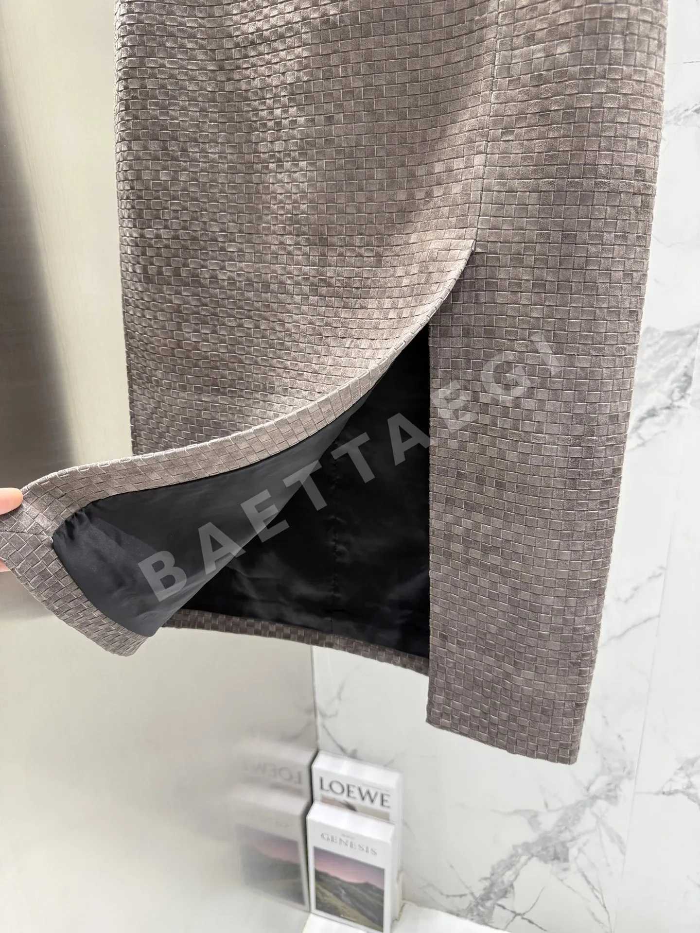 보테가베네타 여성 양가죽 스커트 상세 이미지 6