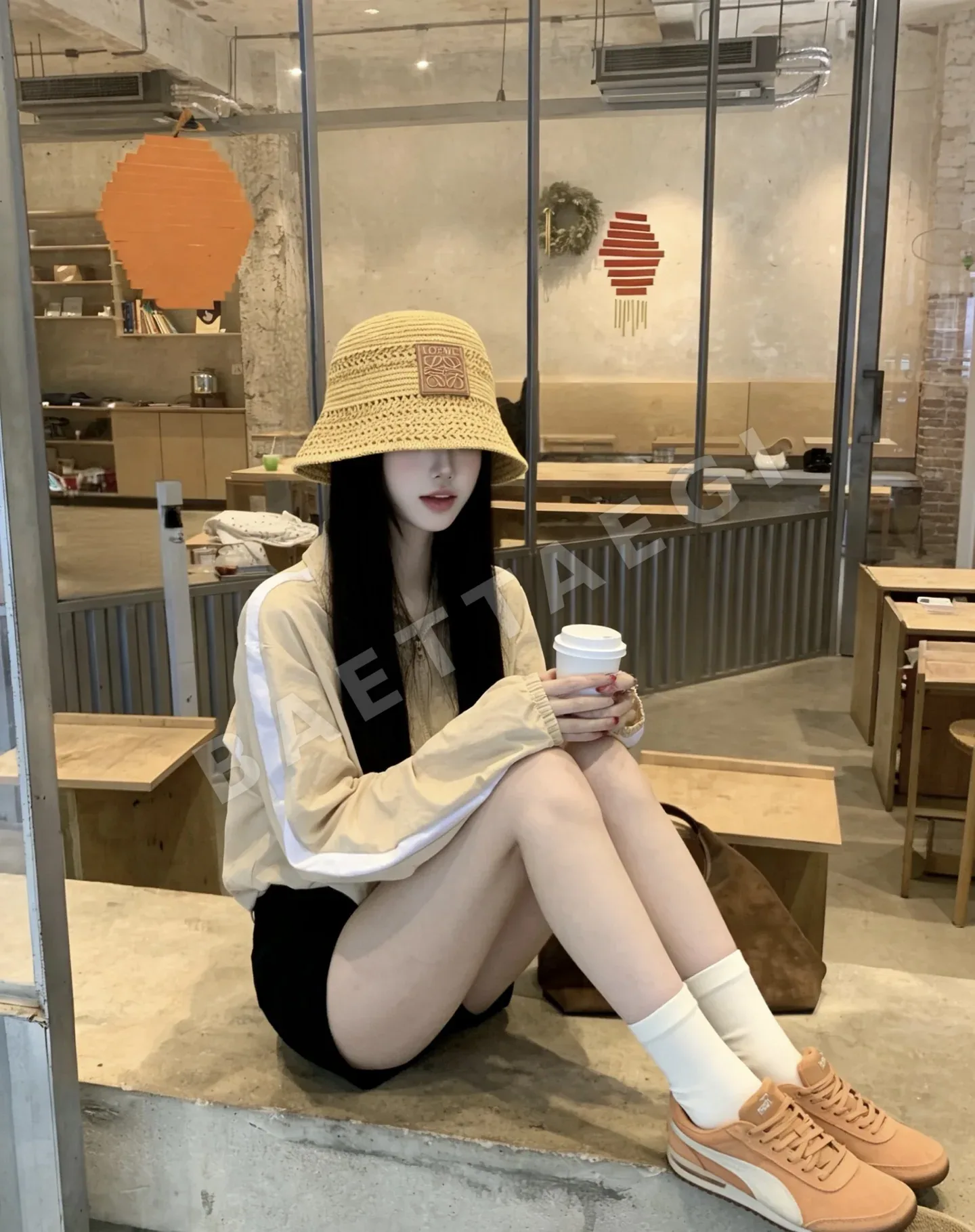 로에베 밀짚 어부 모자 상세 이미지 8