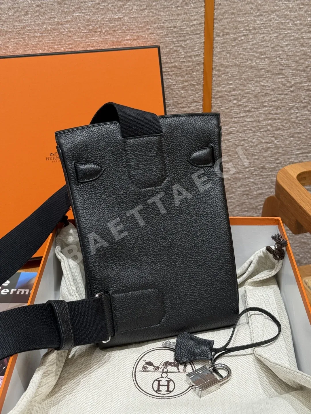 에르메스 핵 아 도 토고 가죽 백팩 상세 이미지 2